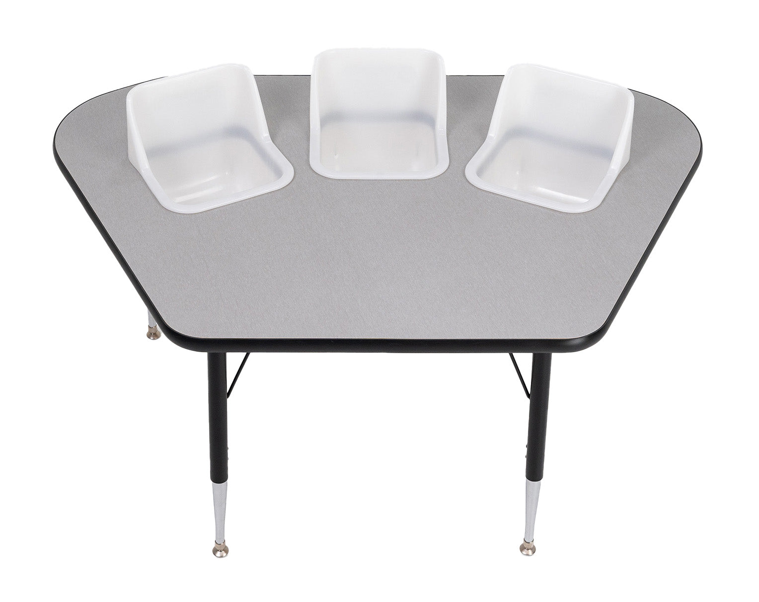 #60612 Toddler Tables 3-Seat Modular Feeding Table