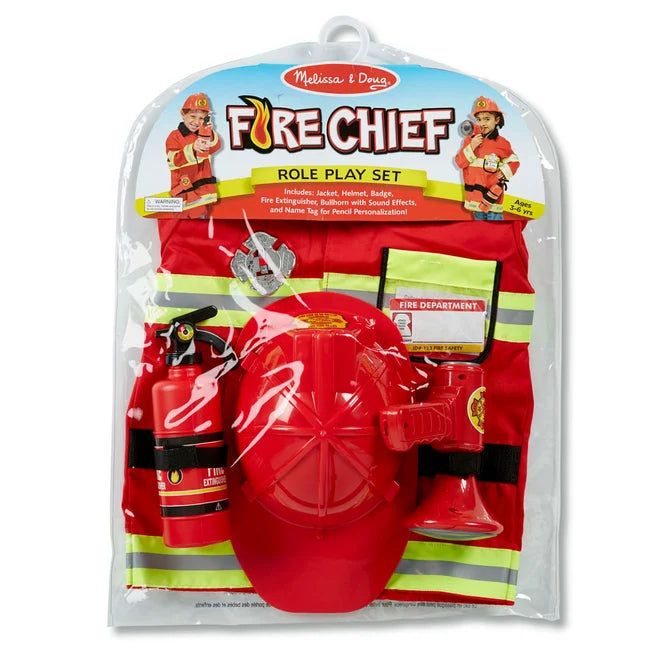 ROLE PLAY FIRE CHIEF COSTUME SET