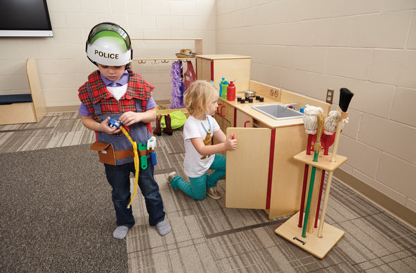 #994 Jonti-Craft® Housecleaning Set-N-Rack