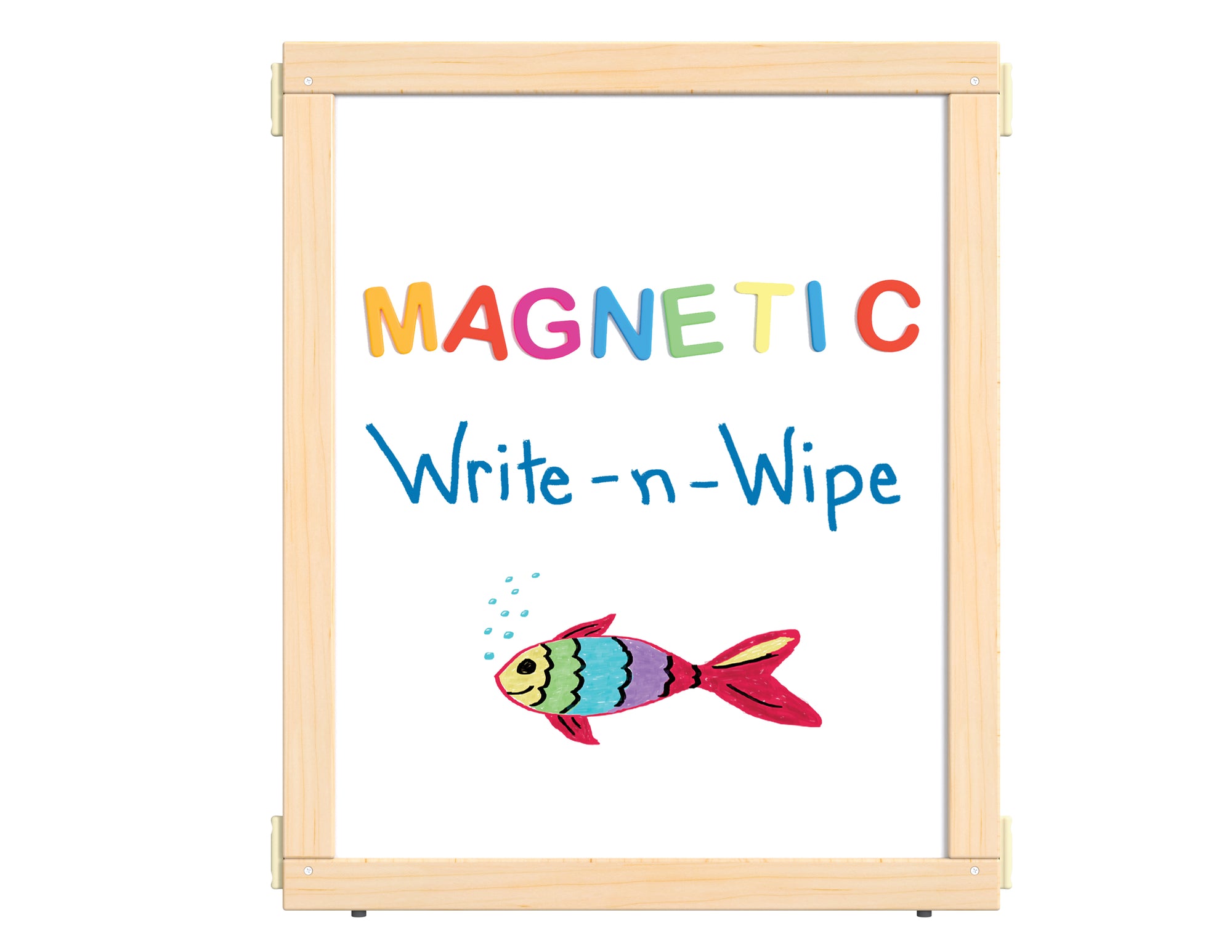 #830 KYDZ Suite® Panel - E-Height - 24" Wide - Magnetic Write-N-Wipe