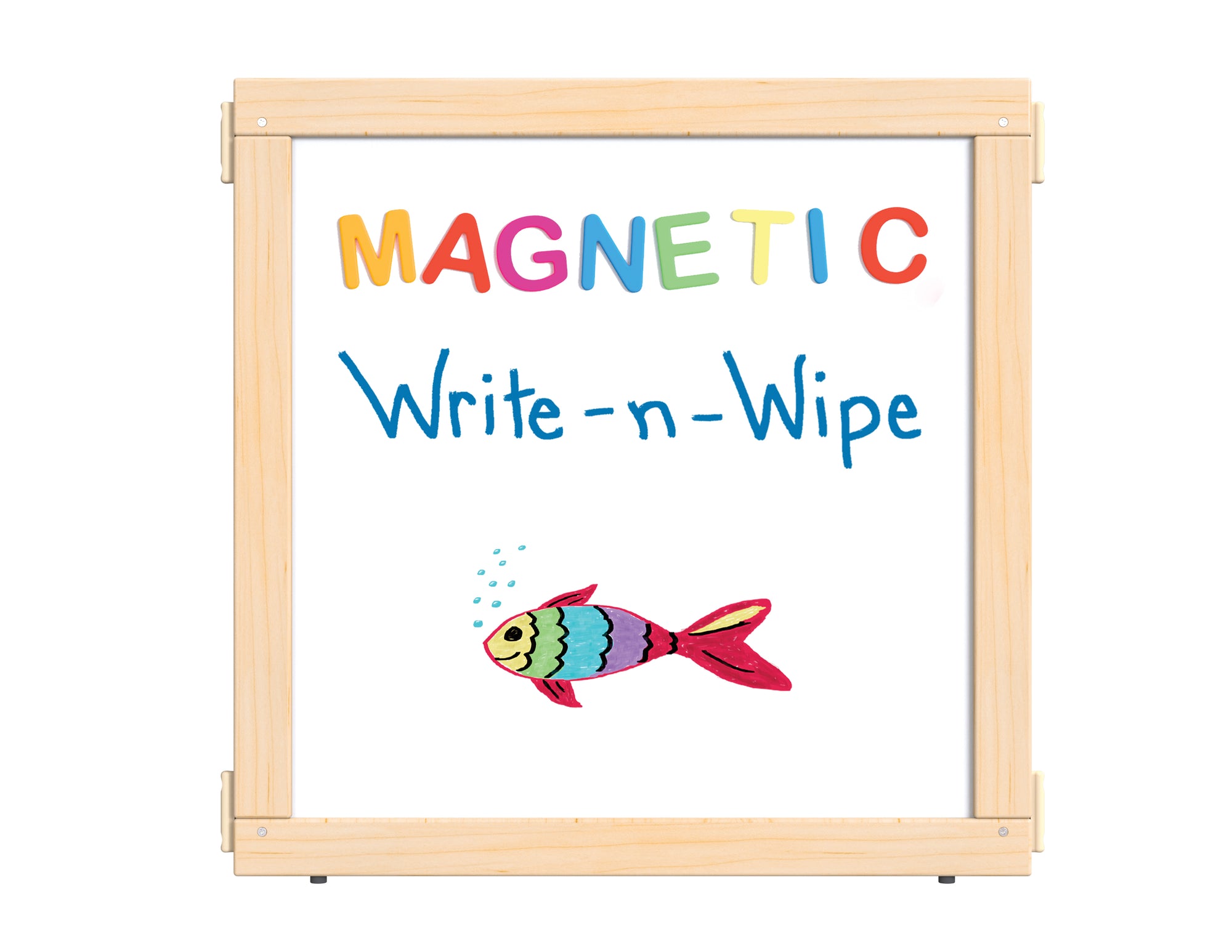 #838 KYDZ Suite® Panel - T-Height - 24" Wide - Magnetic Write-N-Wipe