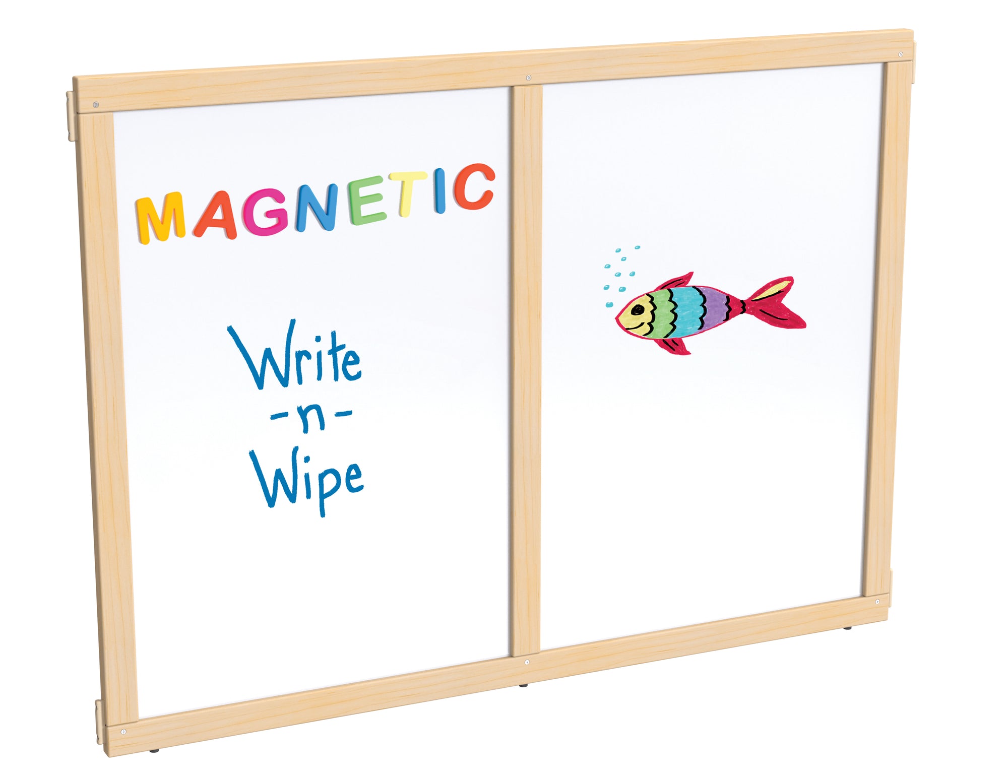 #870 KYDZ Suite® Panel - A-Height - 48" Wide - Magnetic Write-N-Wipe