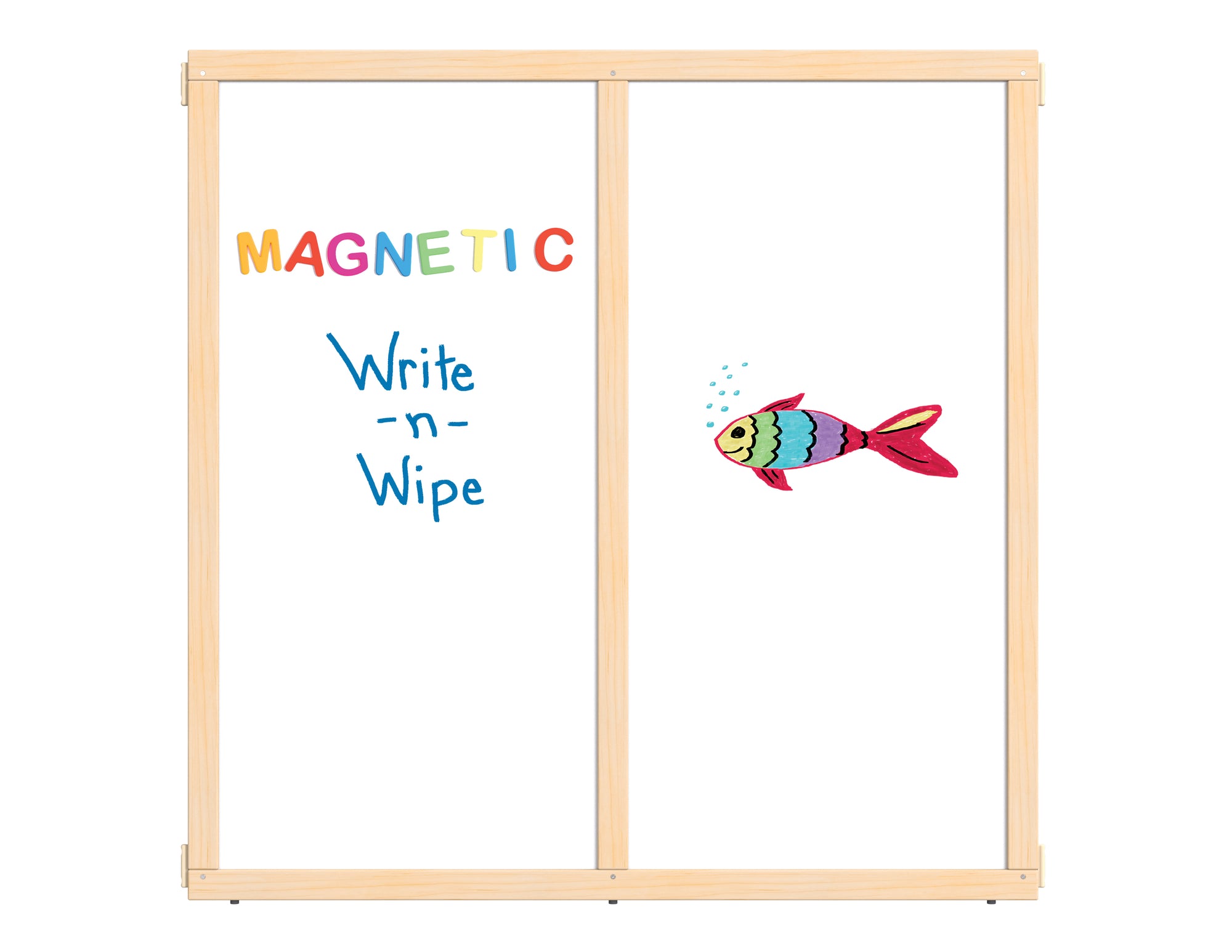 #59018 KYDZ Suite® Panel - S-height - 48" Wide - Magnetic Write-n-Wipe
