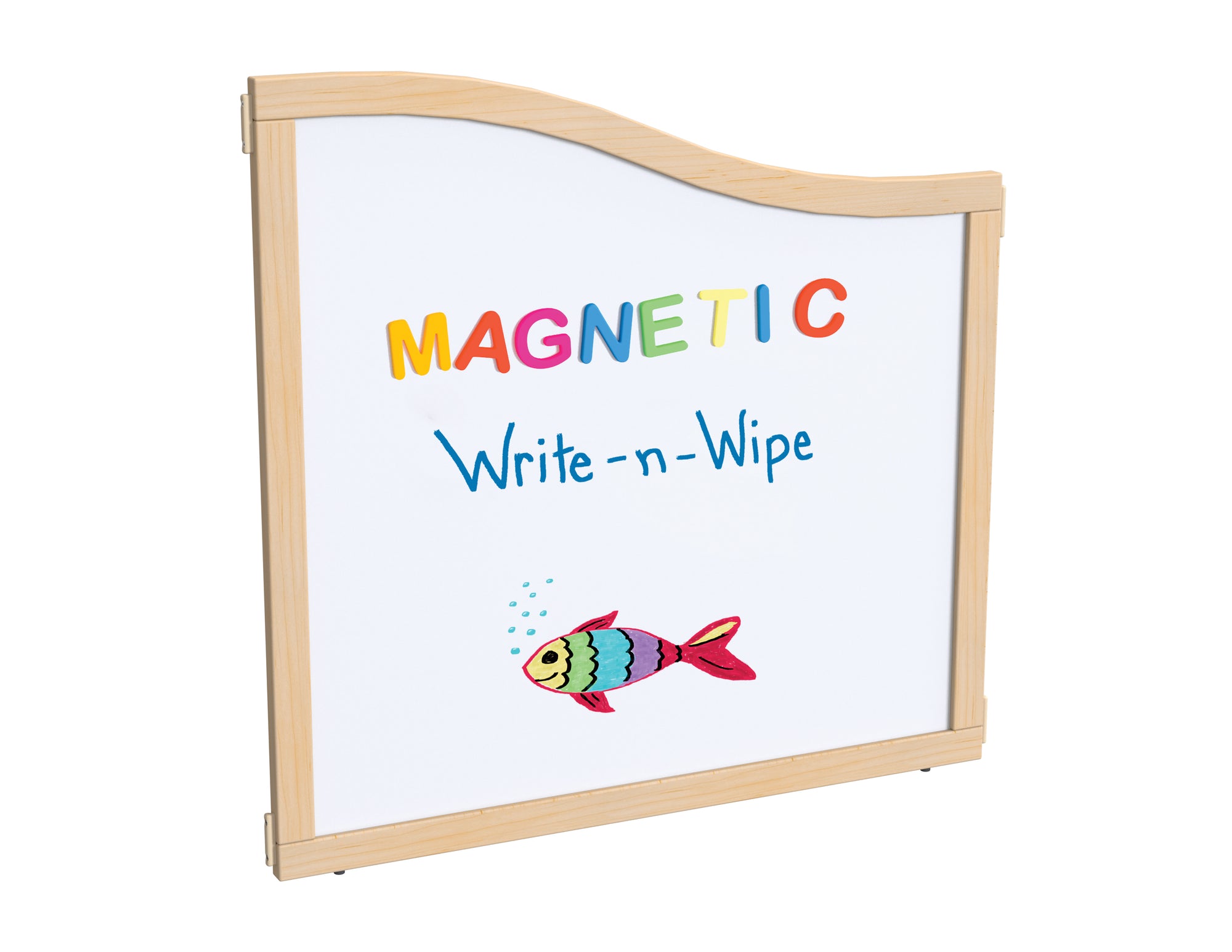 #897 KYDZ Suite® Cascade Panel - E  To A-Height - 36" Wide - Magnetic Write-N-Wipe