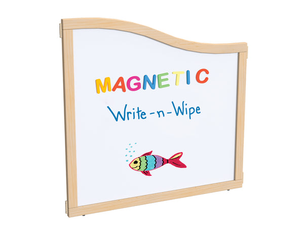 #897 KYDZ Suite® Cascade Panel - E  To A-Height - 36" Wide - Magnetic Write-N-Wipe