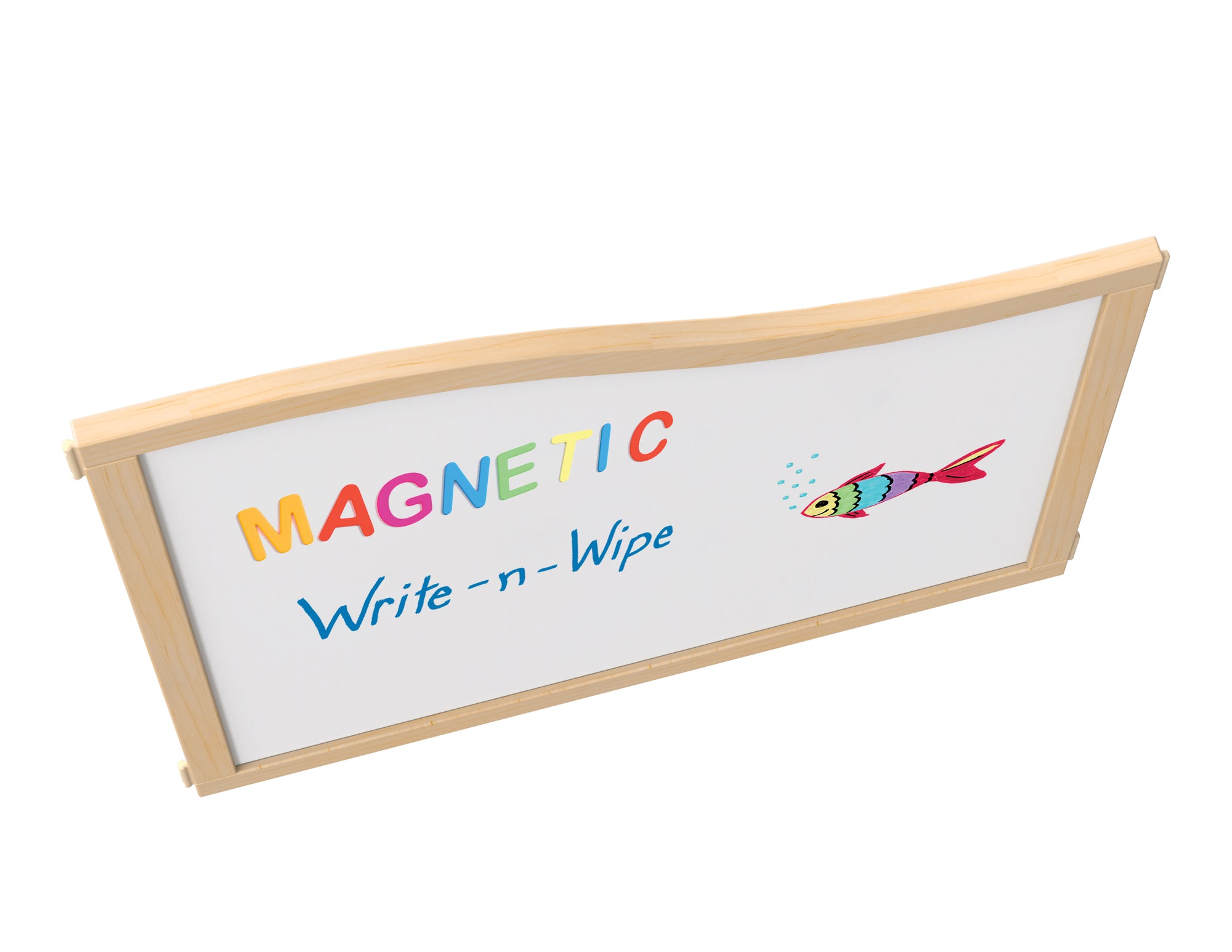 #897 KYDZ Suite® Cascade Panel - E  To A-Height - 36" Wide - Magnetic Write-N-Wipe