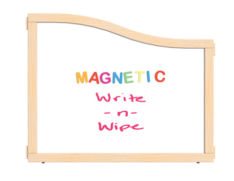 #905 KYDZ Suite® Cascade Panel - E To T-Height - 36" Wide - Magnetic Write-N-Wipe