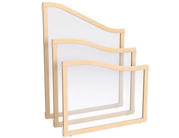 #899 KYDZ Suite® Cascade Panel - E  To A-Height - 36" Wide - See-Thru