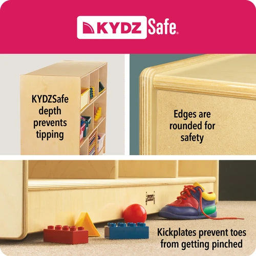 Kids LEGO® Compatible Wood Short Storage Table
