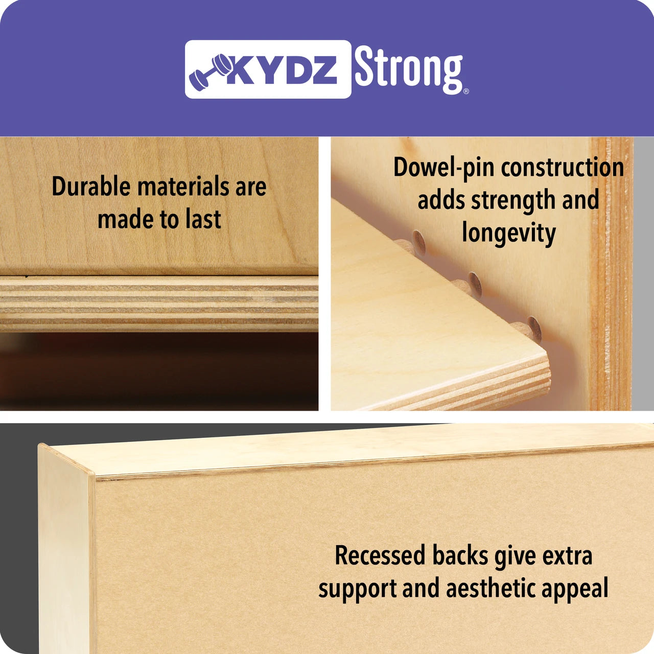 Kids Classroom Wooden Reading Nook With Sound Dampening Panels