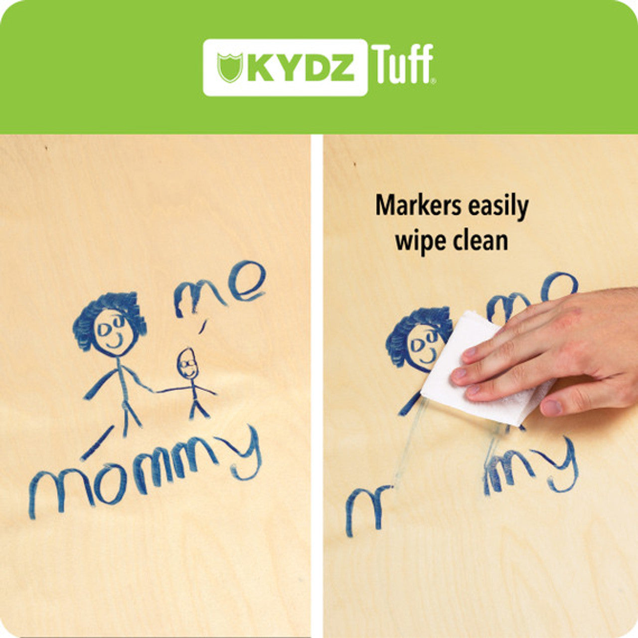 #59762 Jonti-Craft® Estante móvil ajustable recto con borde - Parte trasera magnética para escribir y borrar