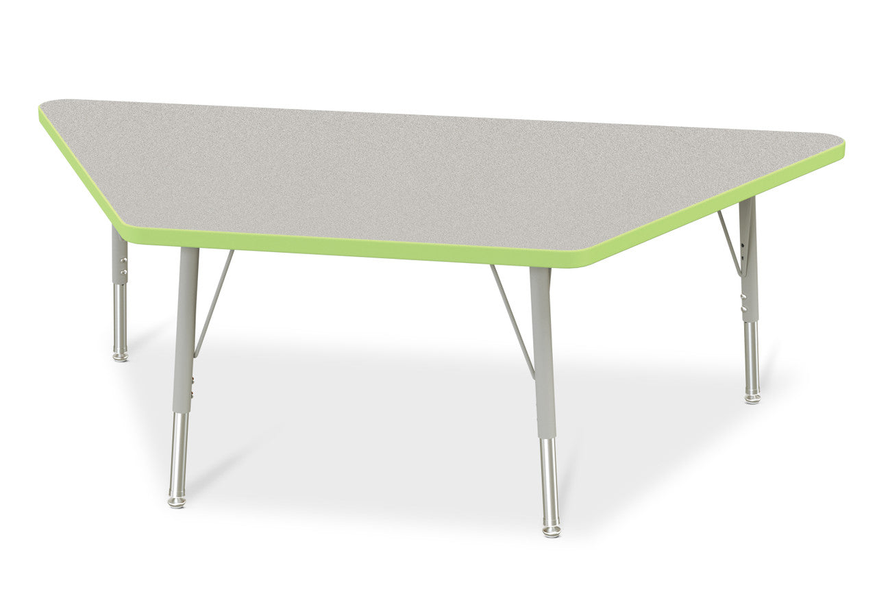 #1627 Berries® Trapezoid Activity Tables - 30" X 60", 15" - 24" Ht