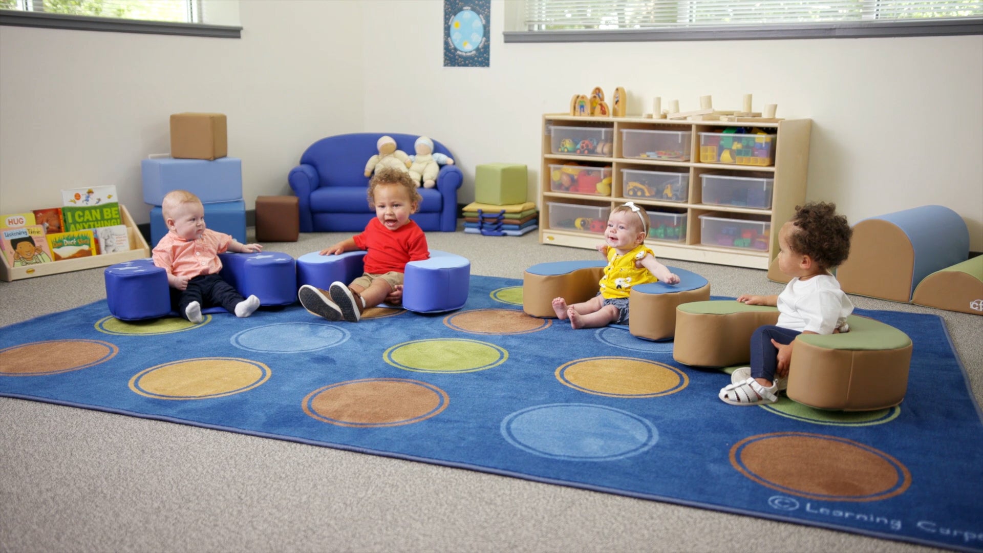 #9263 Cozy Woodland Sit Me Up - Dark Sage Green/Lt. Almond Tan