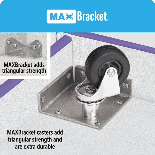 #259 Rainbow Accents® Sectional Mobile Cubbie With Trays