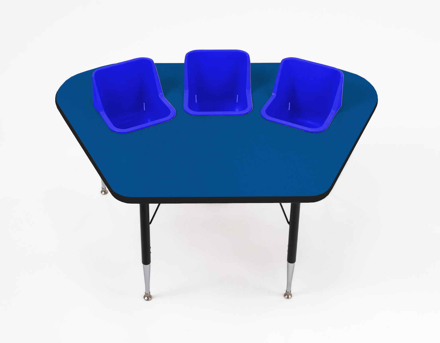 #60612 Toddler Tables 3-Seat Modular Feeding Table