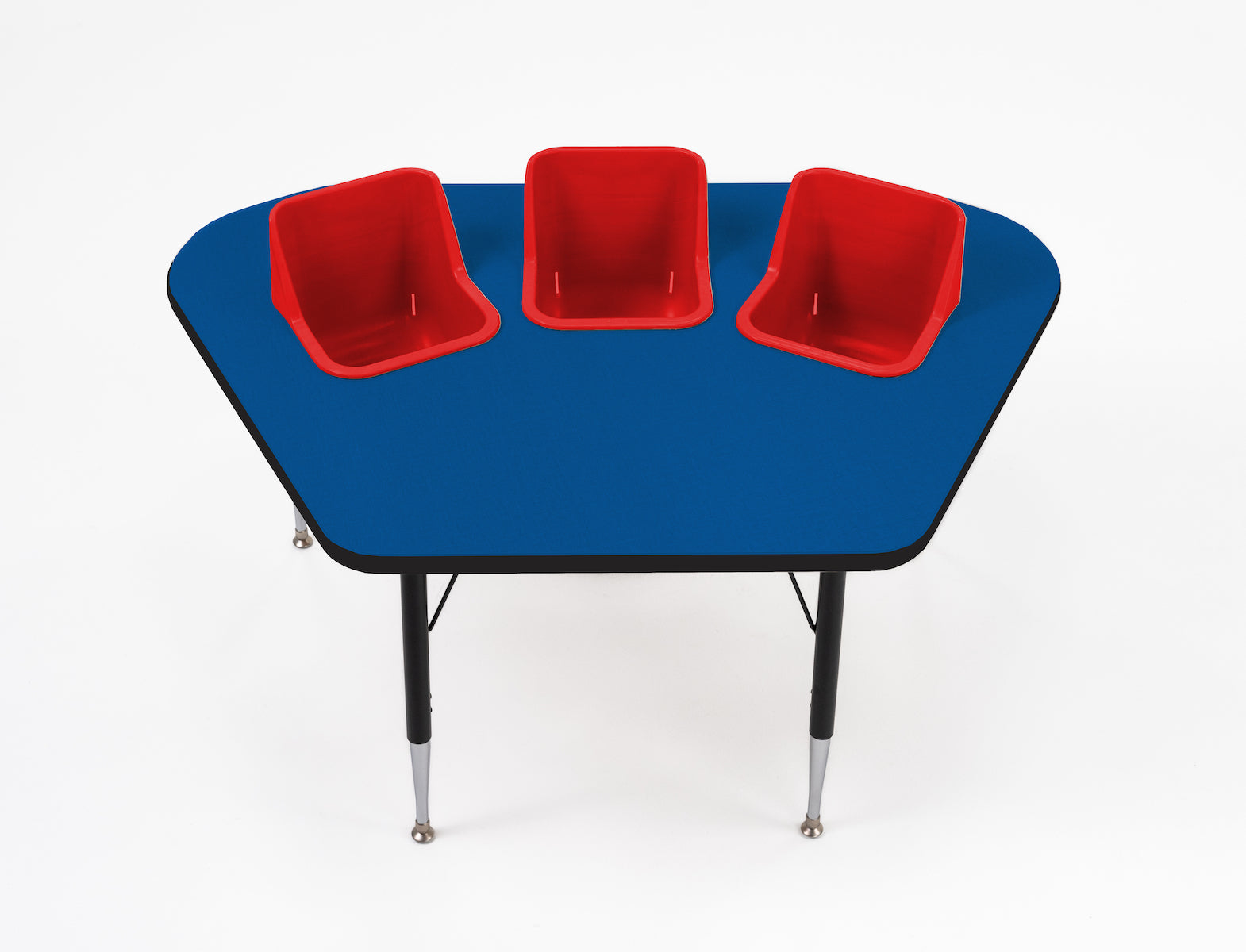 #60612 Toddler Tables 3-Seat Modular Feeding Table