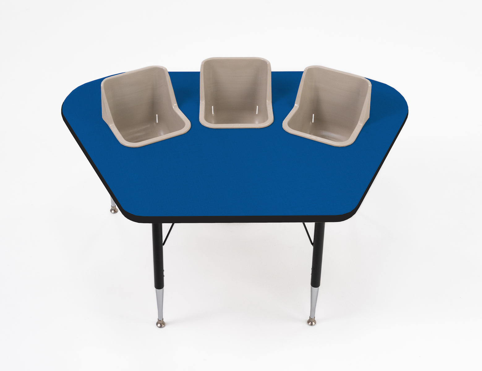 #60612 Toddler Tables 3-Seat Modular Feeding Table