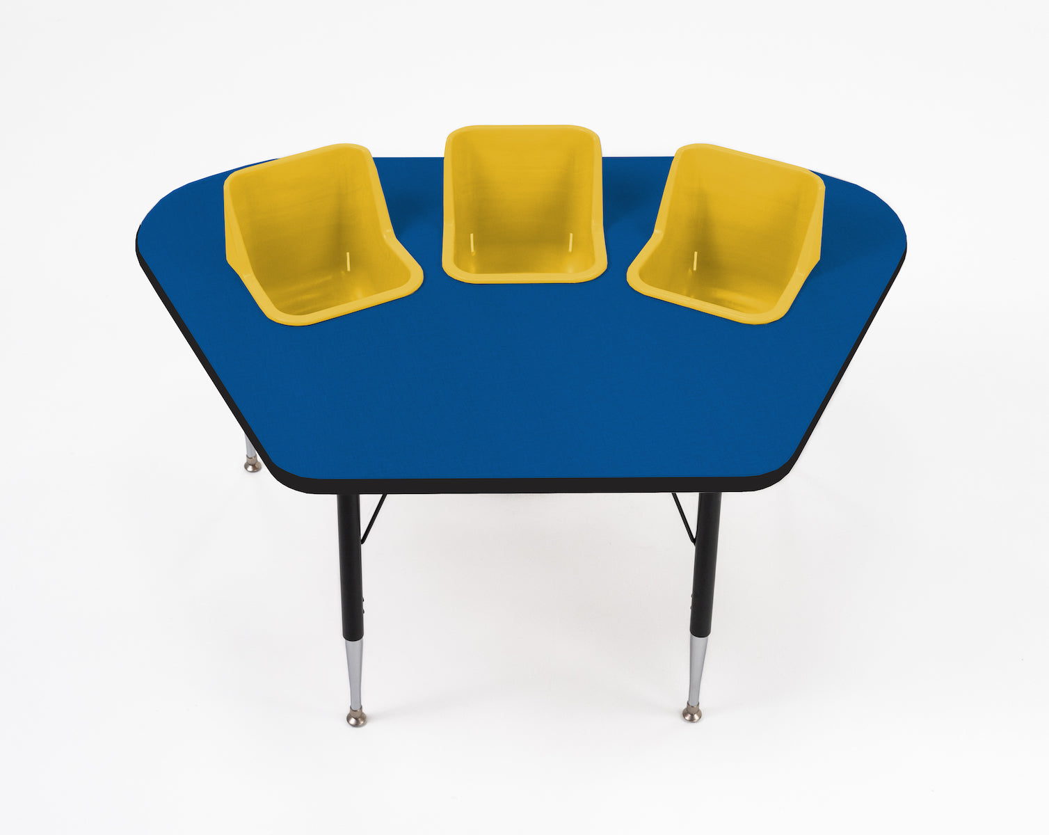 #60612 Toddler Tables 3-Seat Modular Feeding Table