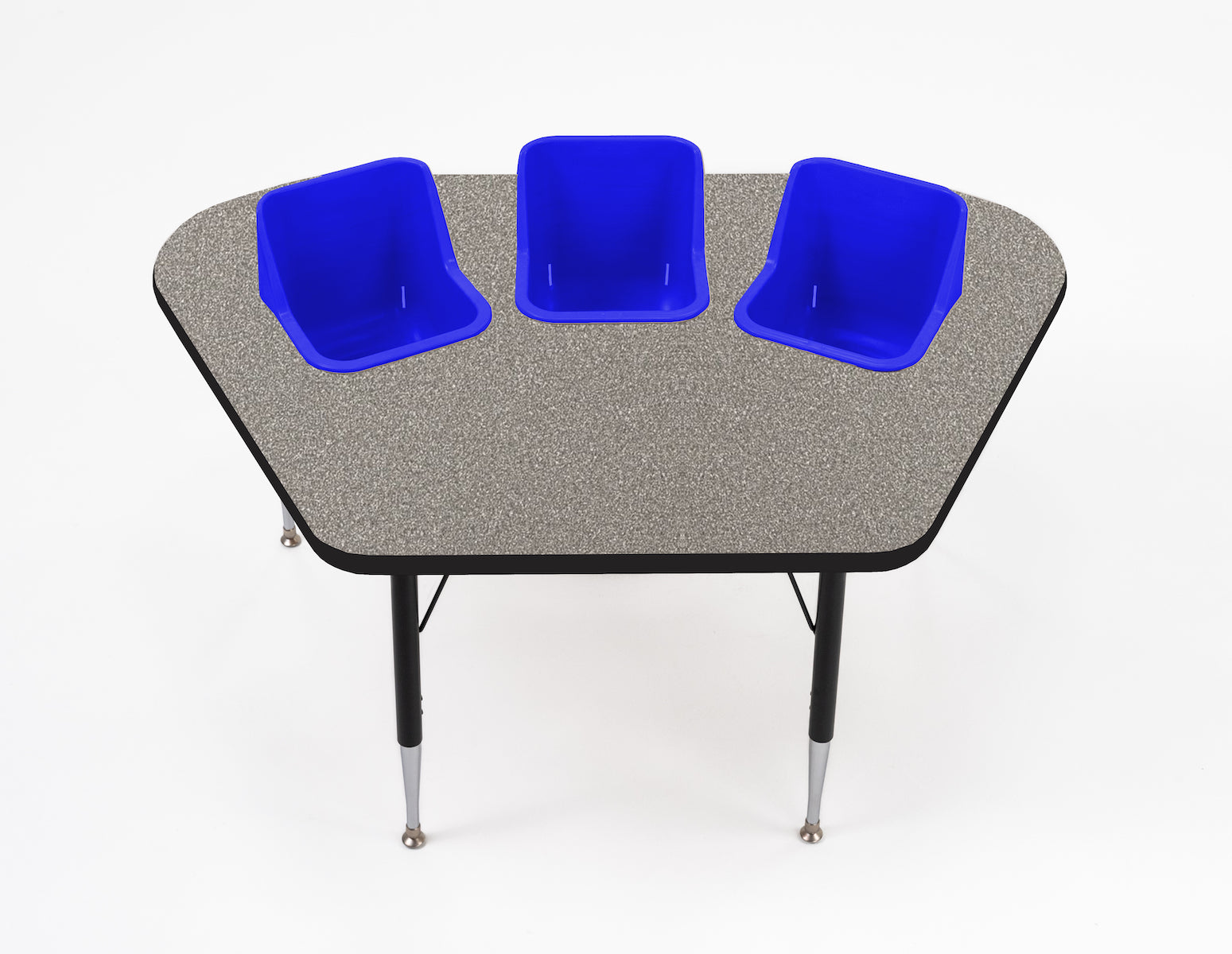 #60612 Toddler Tables 3-Seat Modular Feeding Table