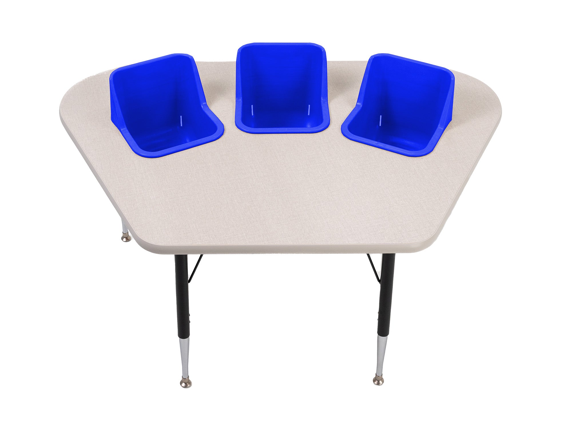 #60612 Toddler Tables 3-Seat Modular Feeding Table