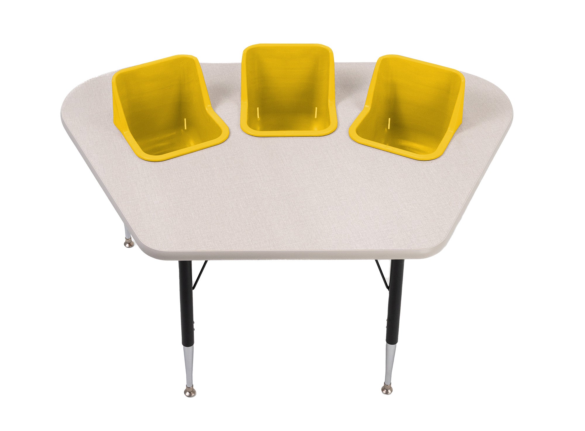 #60612 Toddler Tables 3-Seat Modular Feeding Table