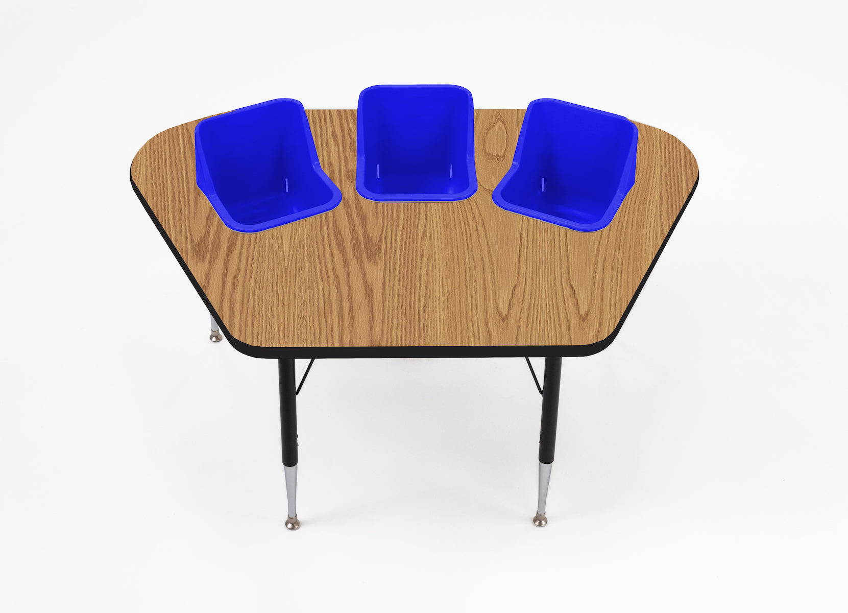 #60612 Toddler Tables 3-Seat Modular Feeding Table