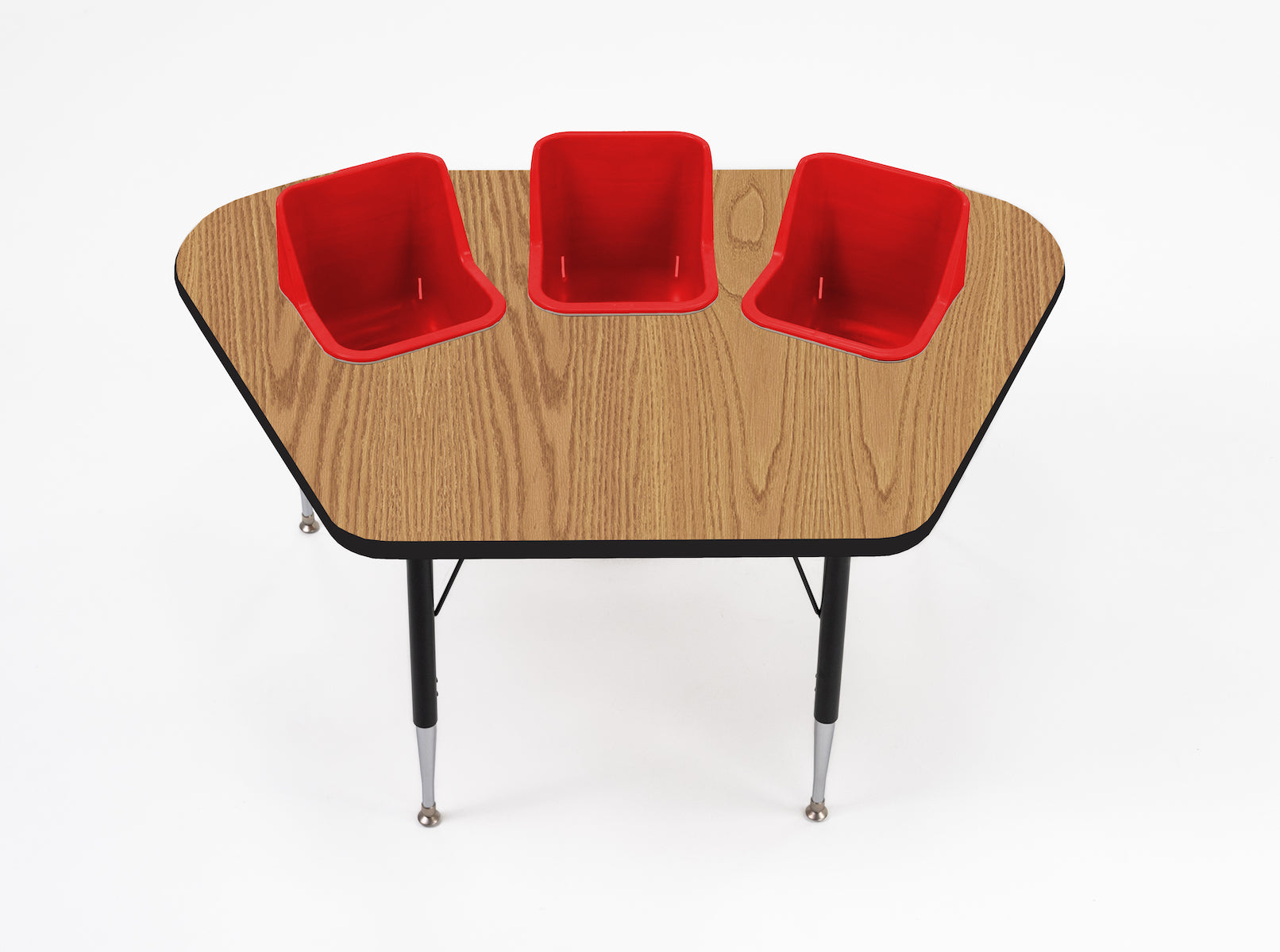 #60612 Toddler Tables 3-Seat Modular Feeding Table