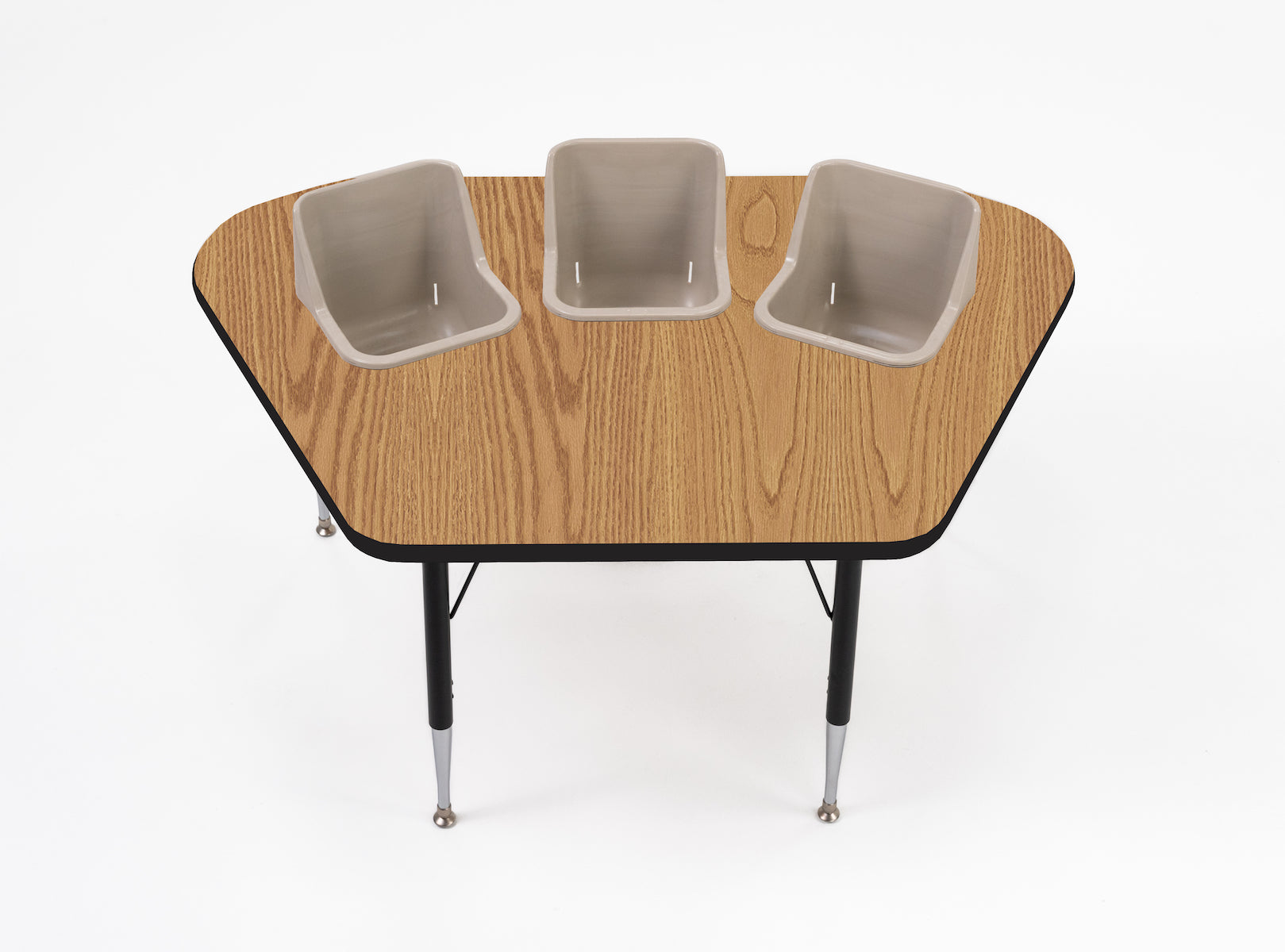 #60612 Toddler Tables 3-Seat Modular Feeding Table