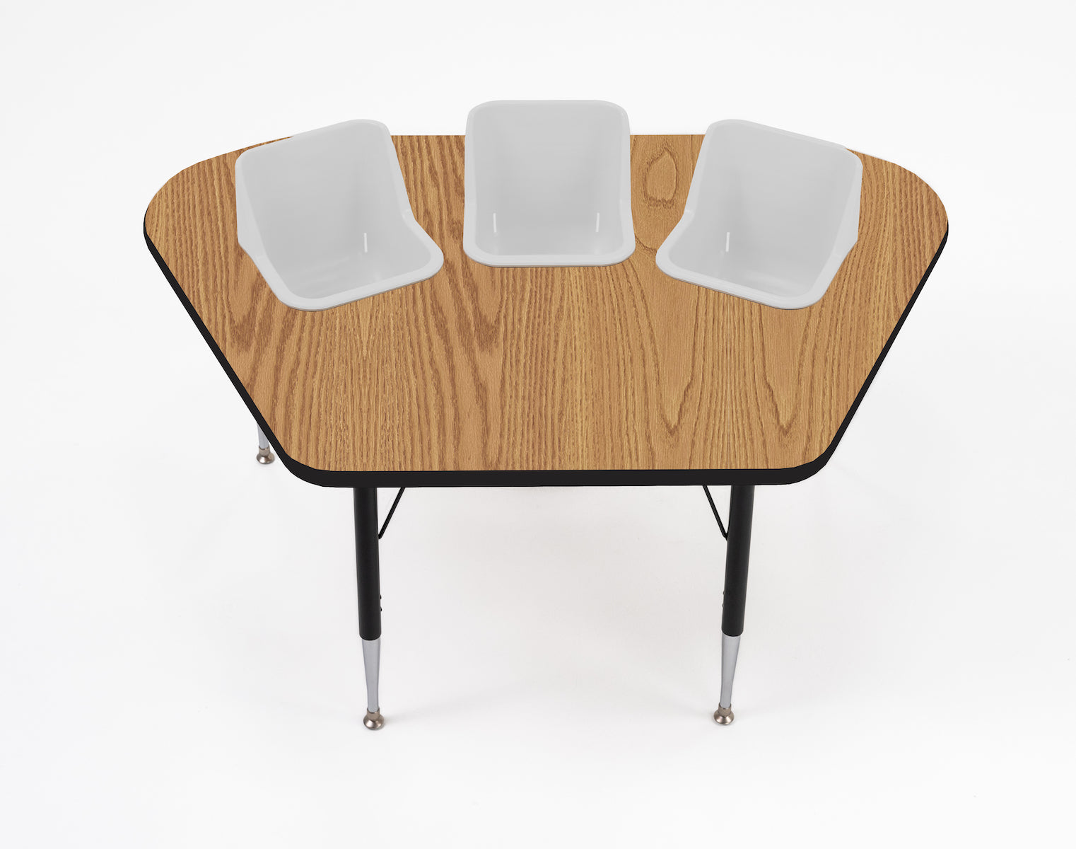 #60612 Toddler Tables 3-Seat Modular Feeding Table