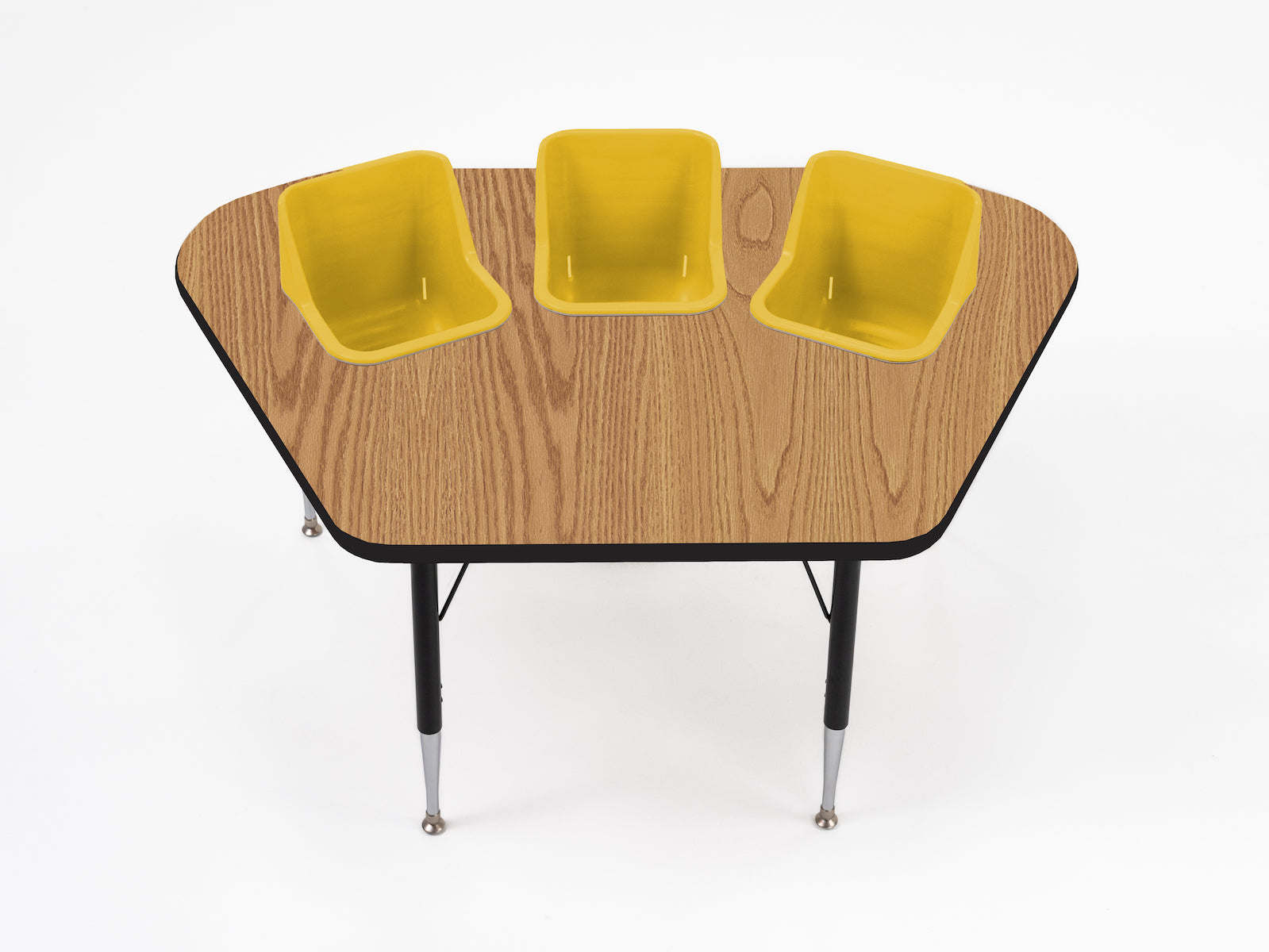 #60612 Toddler Tables 3-Seat Modular Feeding Table