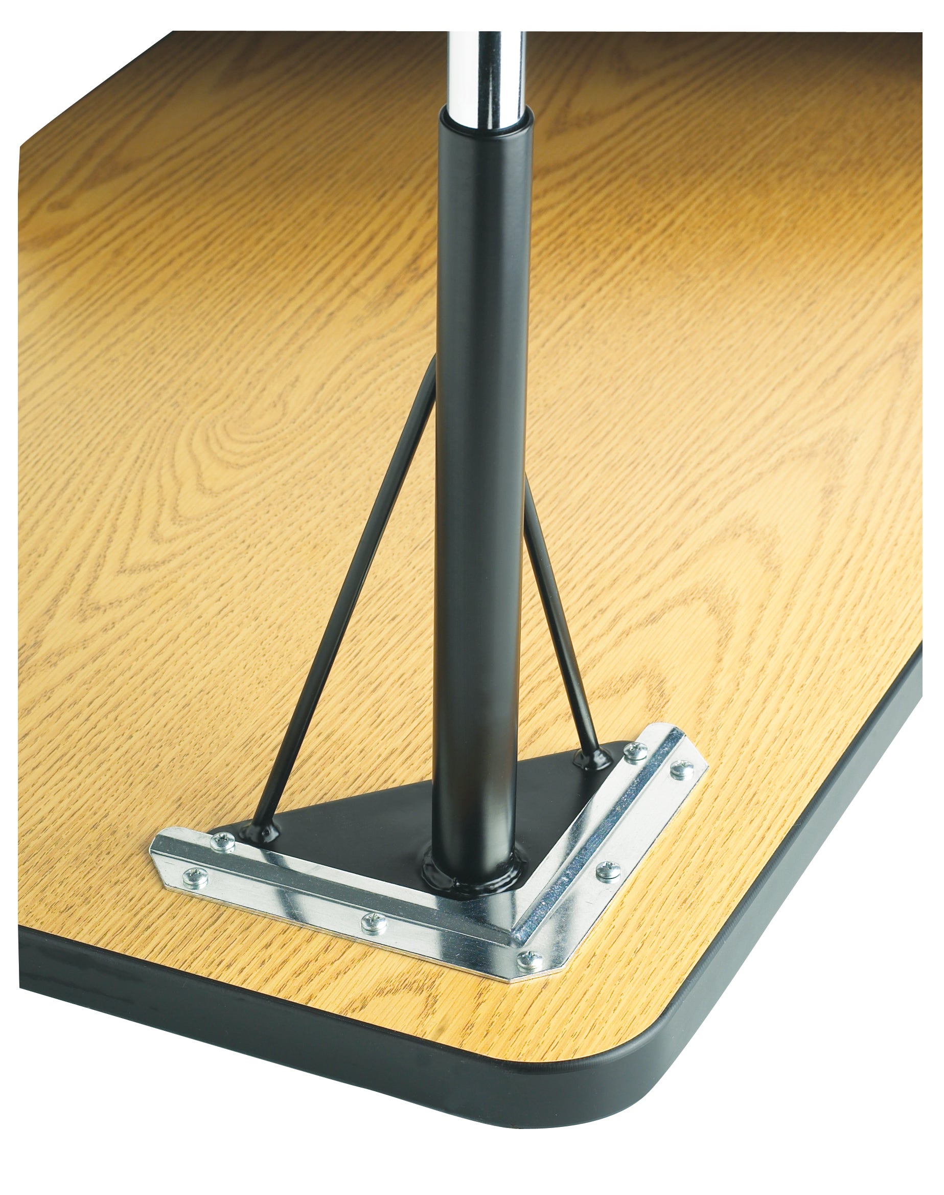 #58929 Berries® Rectangle Student Desk -  24" X 30", A-height - Maple/Black/Black