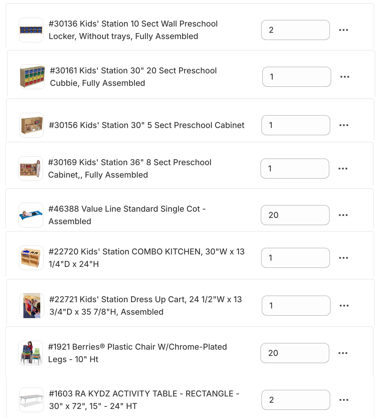 NIÑO PEQUEÑO 2 (2 a 3 años) 16 a 20 estudiantes