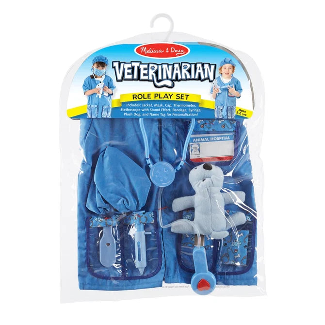 VETERINARIAN ROLE PLAY COSTUME SET
