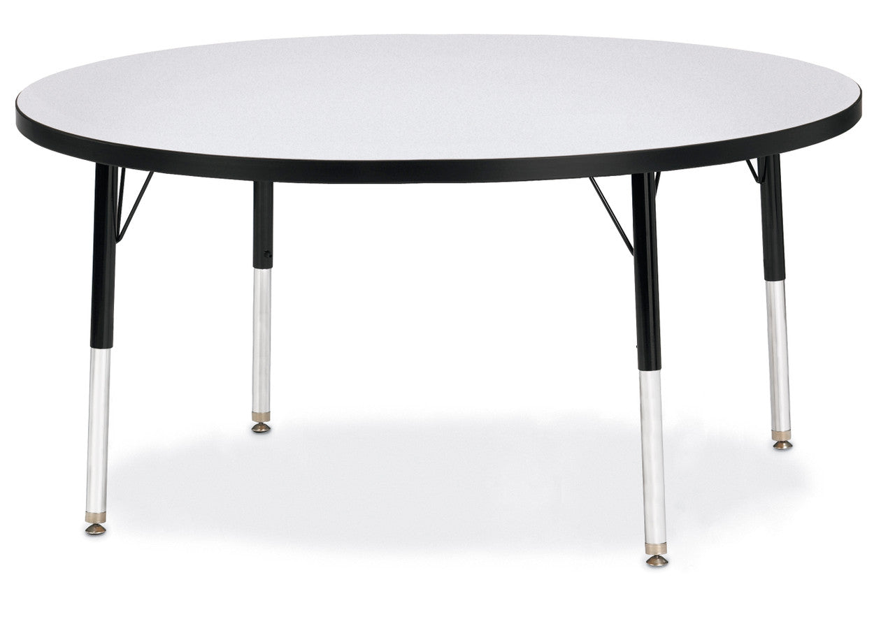 #1619 RA  KYDZ ACTIVITY TABLE - ROUND - 48" DIAMETER, 15" - 24" HT
