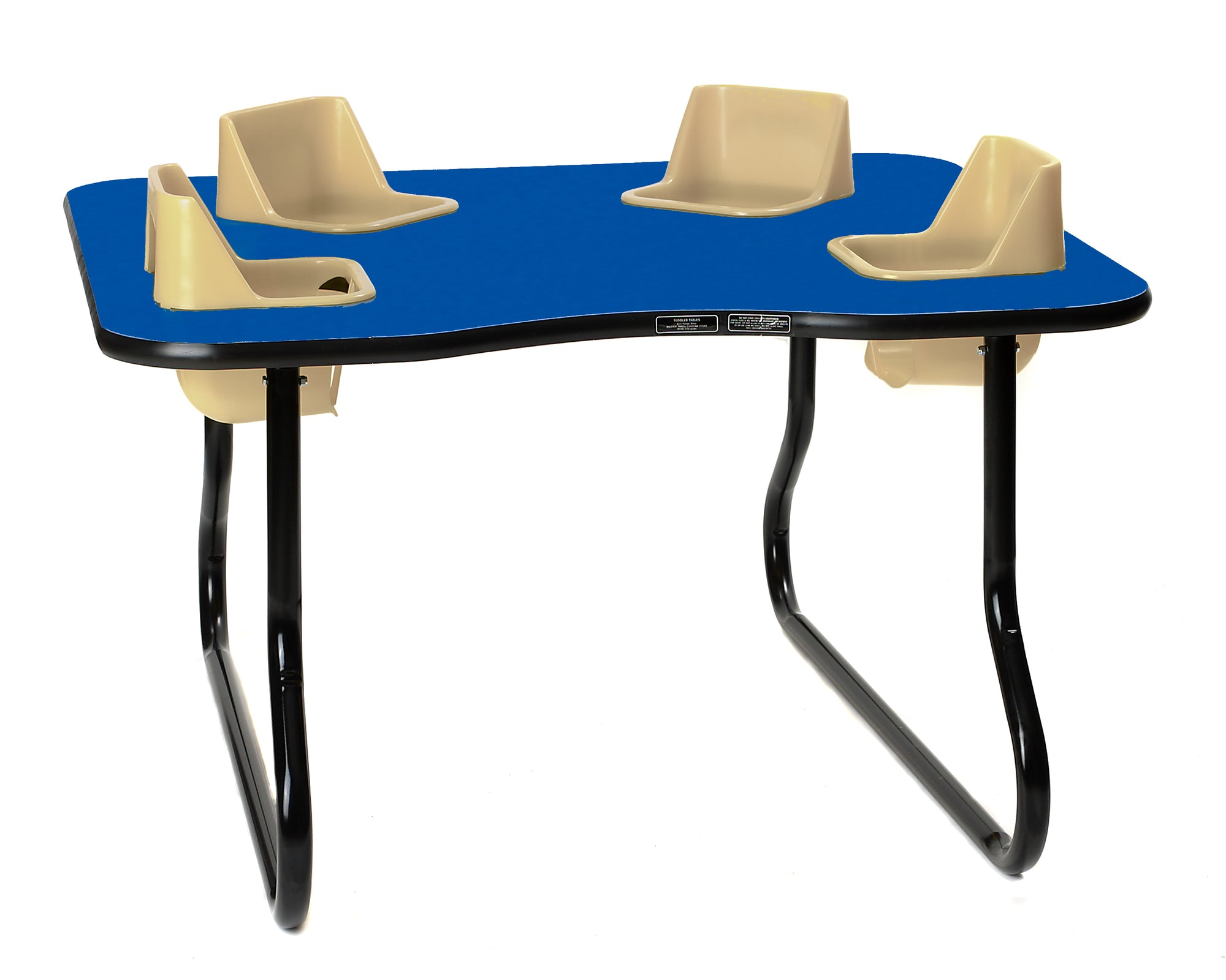#39151 Toddler Tables 4-Seat Space Saver Feeding Table