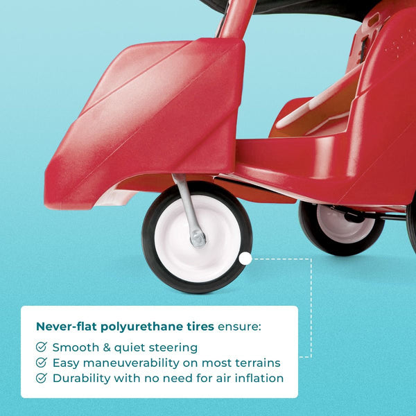 #18622 Gaggle® Parade™ 4 Four Child Buggy, Red