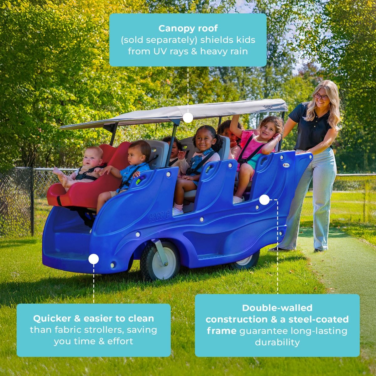 #59560 Gaggle® Parade Buggy, Azul