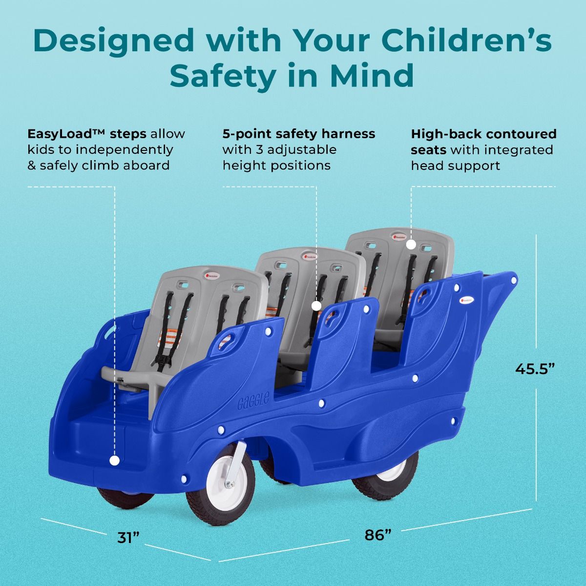 #59560 Gaggle® Parade Buggy, Azul