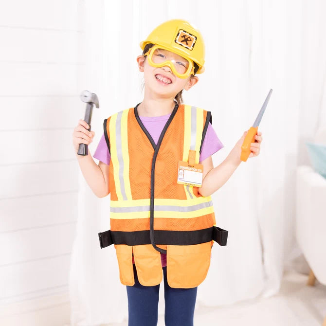 ROLE PLAY CONSTRUCTION WORKER COSTUME SET