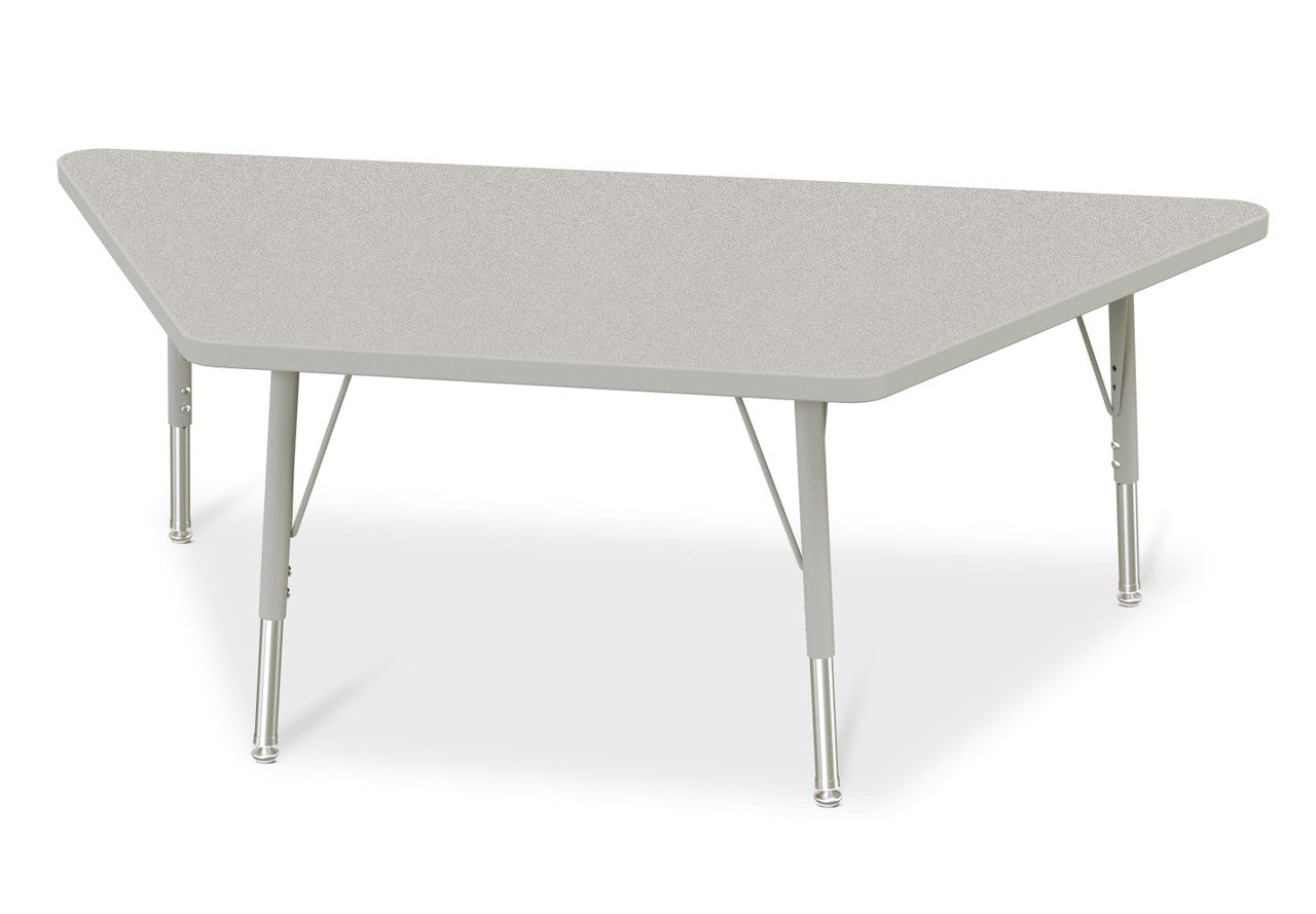 #1627 Berries® Trapezoid Activity Tables - 30" X 60", 15" - 24" Ht