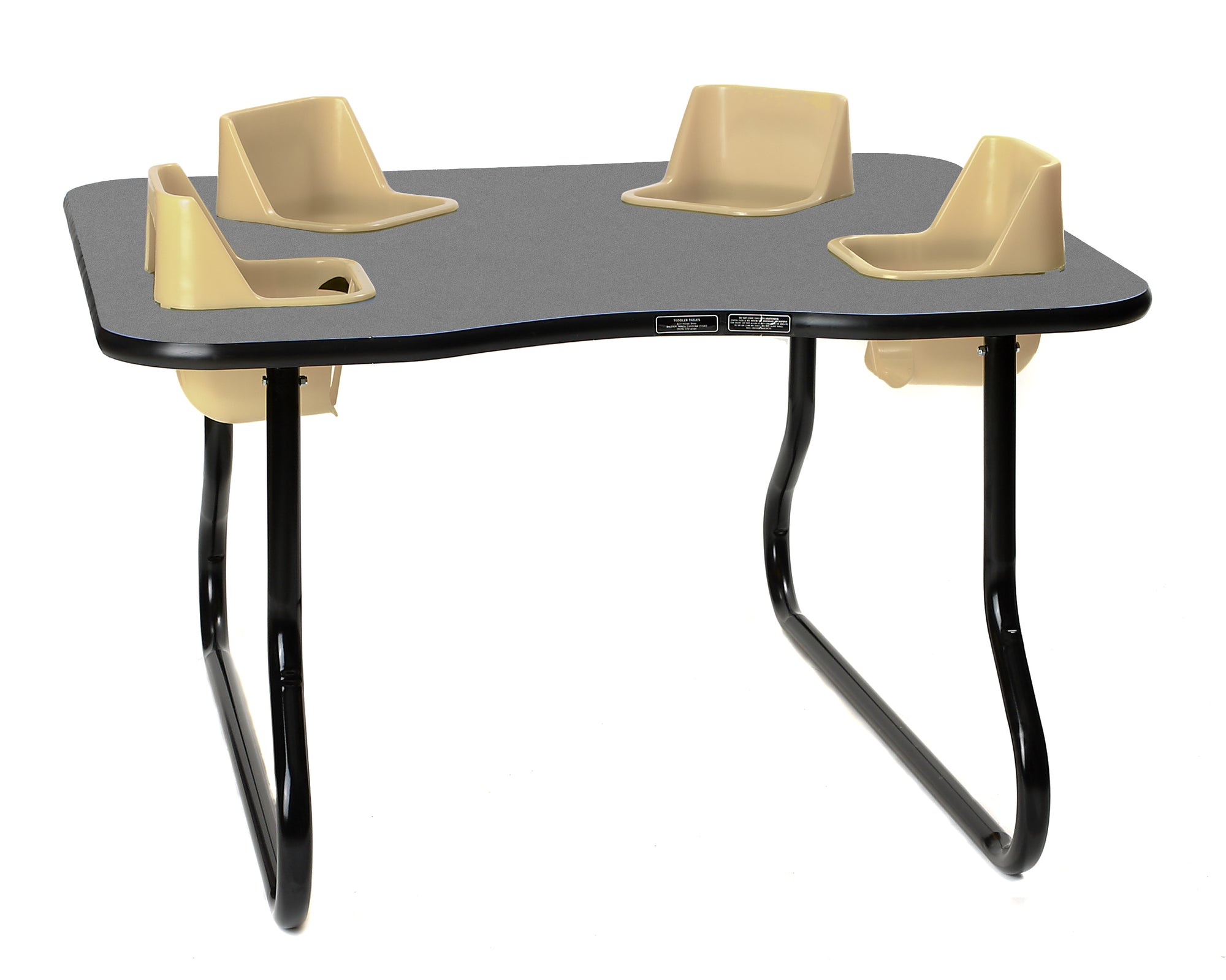 #39151 Toddler Tables 4-Seat Space Saver Feeding Table