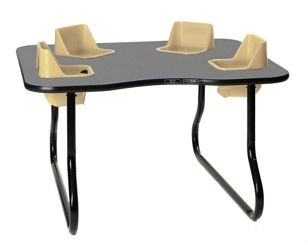 #39151 Toddler Tables 4-Seat Space Saver Feeding Table