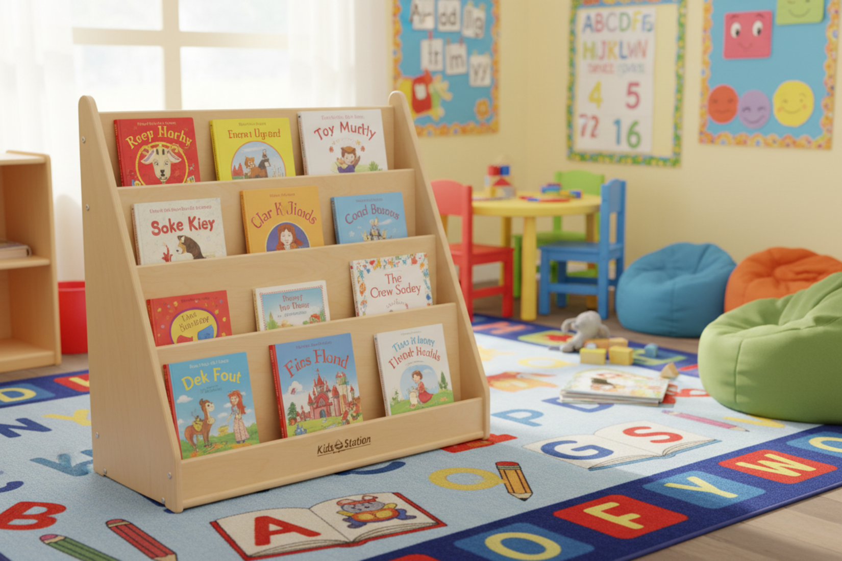 #22707 Kids' Station PRESCHOOL BOOK DISPLAY, Fully Assembled