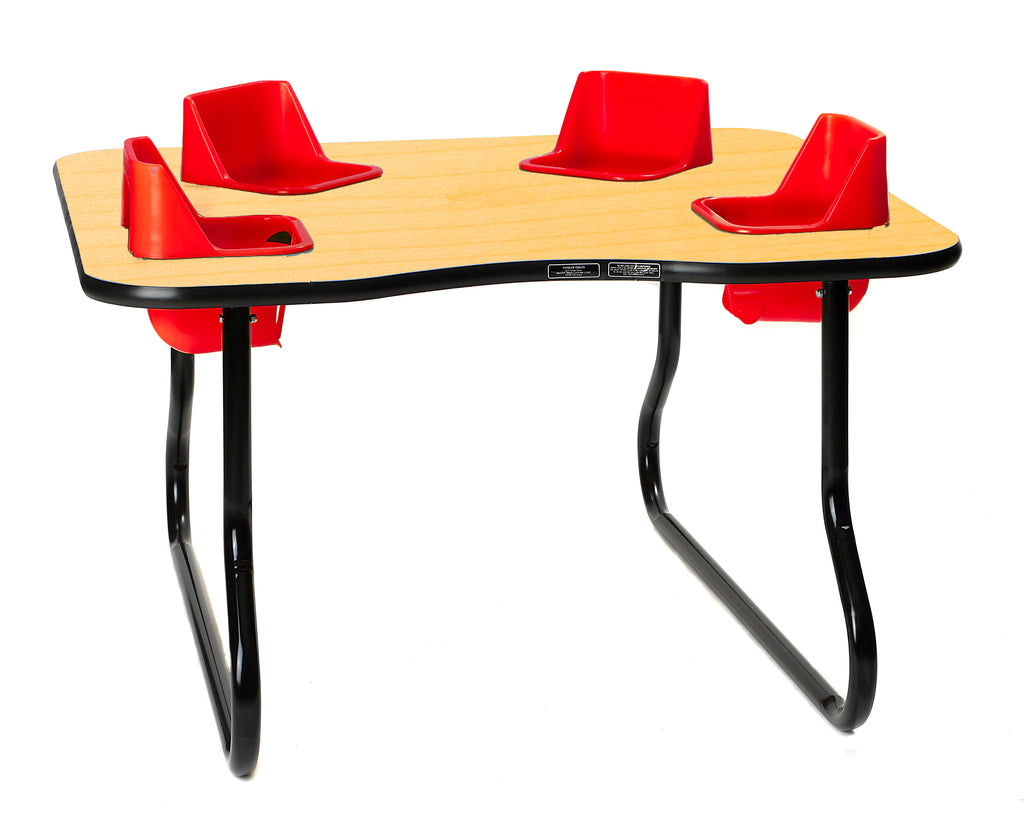 #39151 Toddler Tables 4-Seat Space Saver Feeding Table - Factory Select