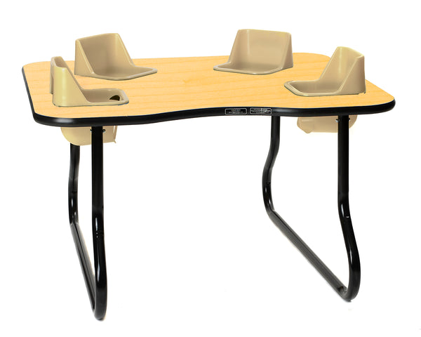 #39151 Toddler Tables 4-Seat Space Saver Feeding Table