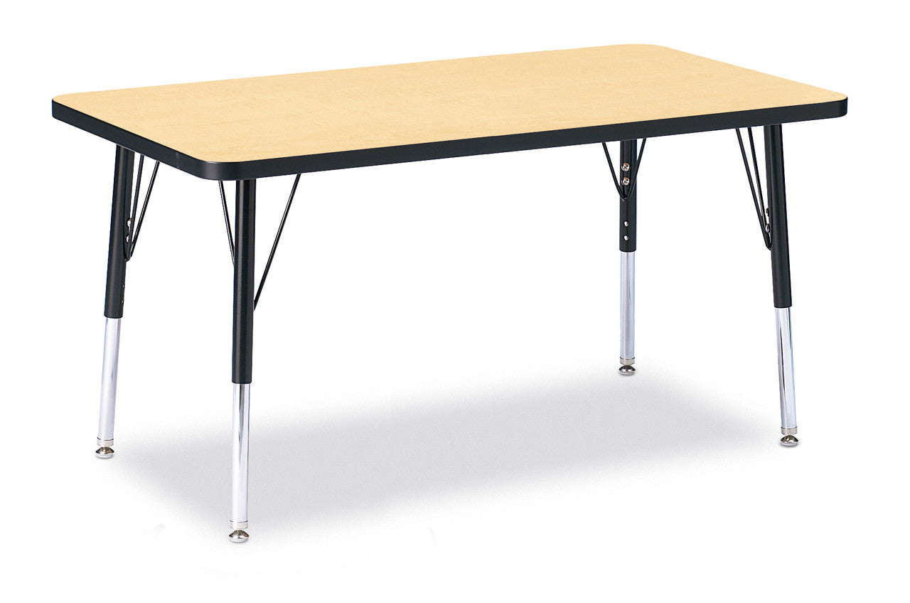 #1651 RA  KYDZ ACTIVITY TABLE - RECTANGLE - 24" x 36", 15" - 24" HT