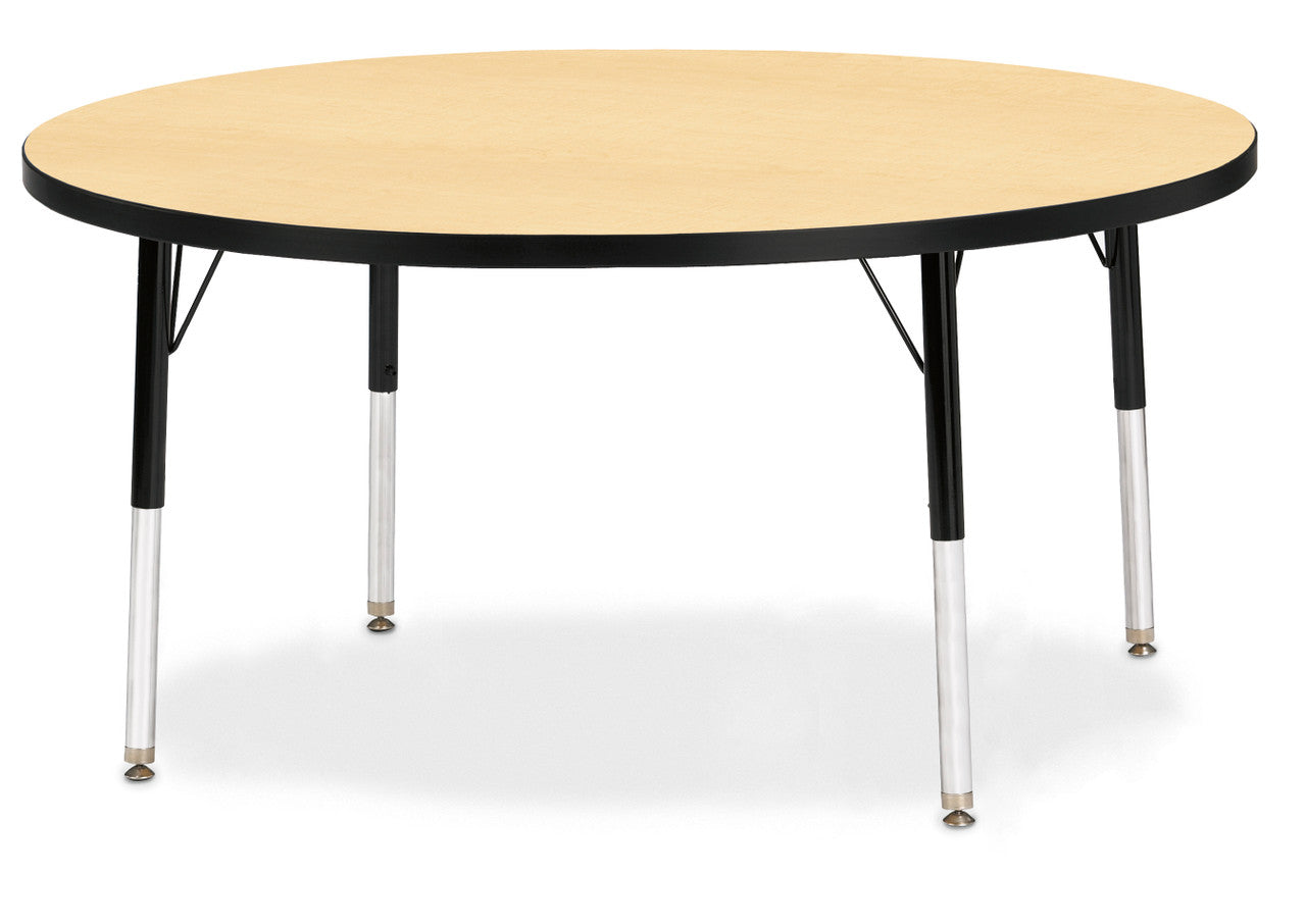 #1619 RA  KYDZ ACTIVITY TABLE - ROUND - 48" DIAMETER, 15" - 24" HT