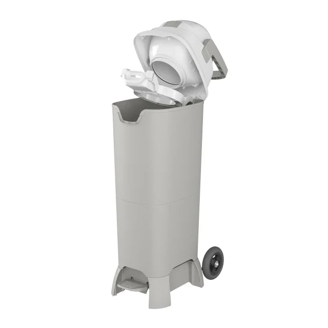 #59918 Foundations Premium Hands-Free Tall Diaper Pail with Wheels