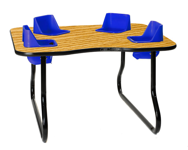 #39151 Toddler Tables 4-Seat Space Saver Feeding Table