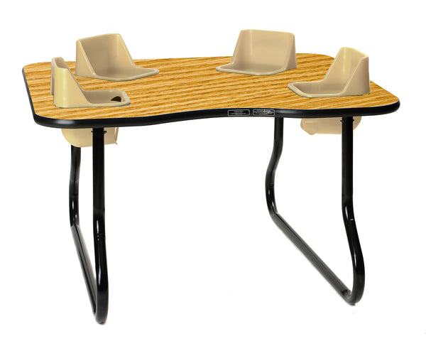 #39151 Toddler Tables 4-Seat Space Saver Feeding Table